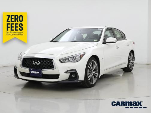 White 2020 INFINITI Q50 Sport
