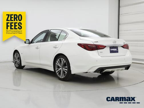 White 2020 INFINITI Q50 Sport