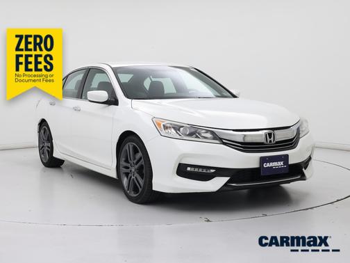 White 2016 Honda Accord Sport
