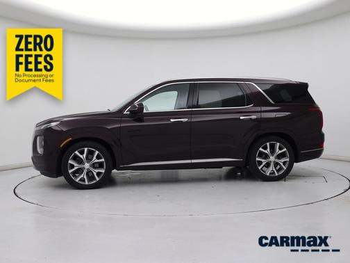 Burgundy 2021 Hyundai PALISADE Limited