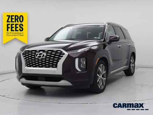 Burgundy 2021 Hyundai PALISADE Limited