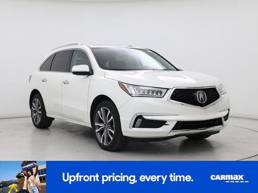 White 2019 Acura MDX Advance