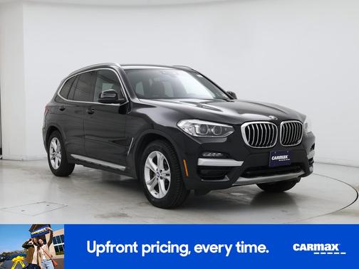 Black 2020 BMW X3 XDrive30i