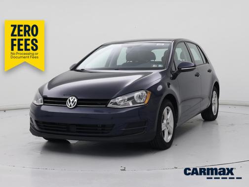 Blue 2017 Volkswagen Golf S