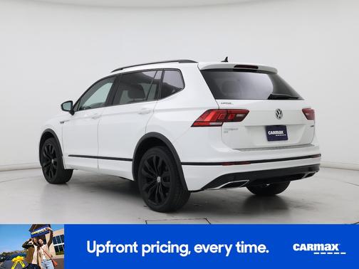 White 2021 Volkswagen Tiguan SE R-Line Black