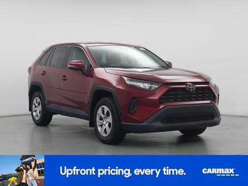 Red 2022 Toyota RAV4 LE