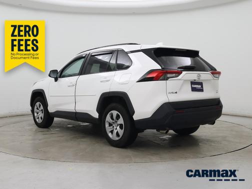 White 2021 Toyota RAV4 LE