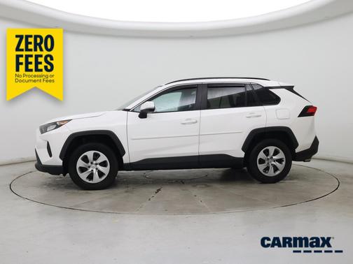White 2021 Toyota RAV4 LE