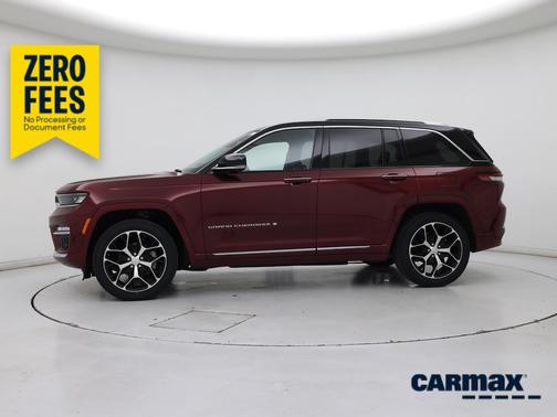 Red 2023 Jeep Grand Cherokee Summit Reserve