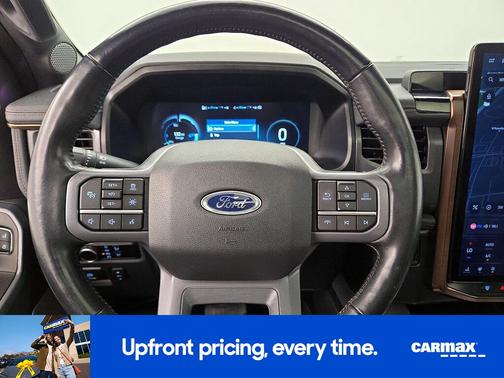 Black 2023 Ford F-150 Lightning Lariat