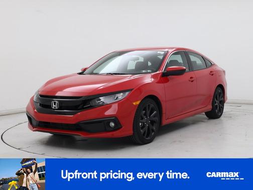 Red 2021 Honda Civic Sport