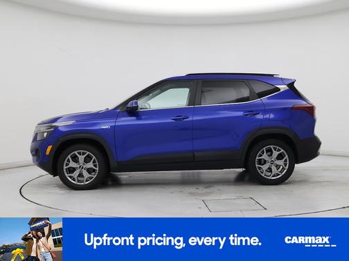 Blue 2021 Kia Seltos EX