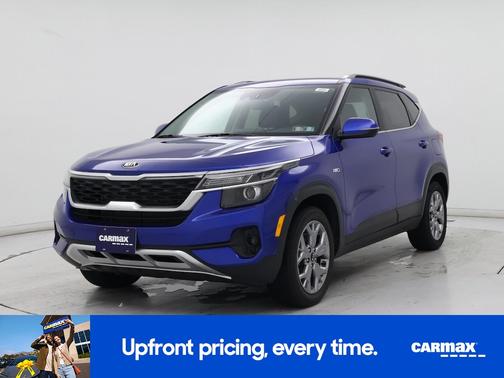 Blue 2021 Kia Seltos EX