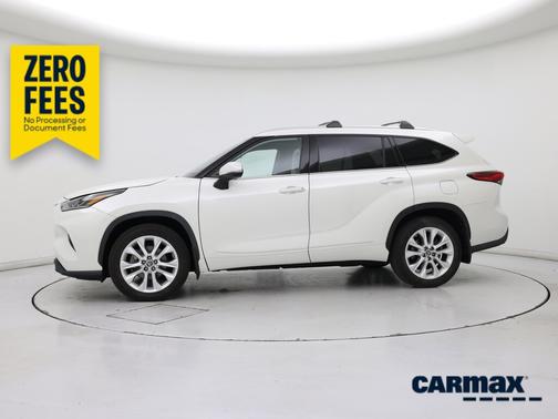 White 2021 Toyota Highlander Limited