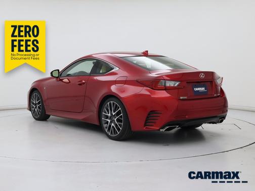 Red 2015 Lexus RC 350