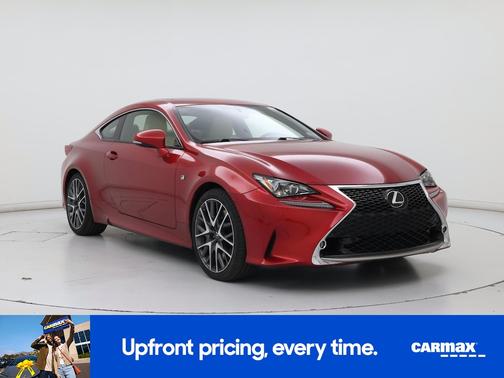 Red 2015 Lexus RC 350