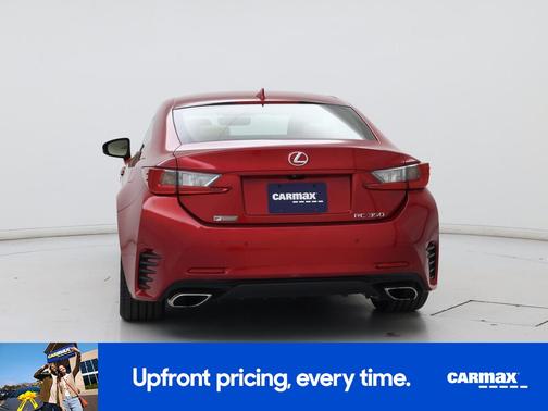 Red 2015 Lexus RC 350
