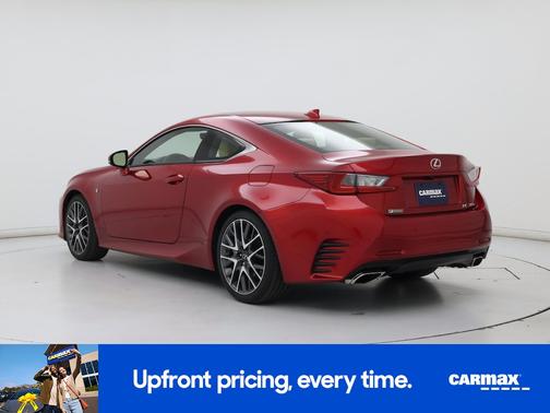 Red 2015 Lexus RC 350