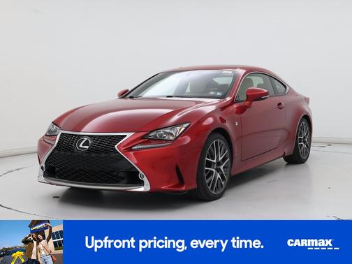 Red 2015 Lexus RC 350