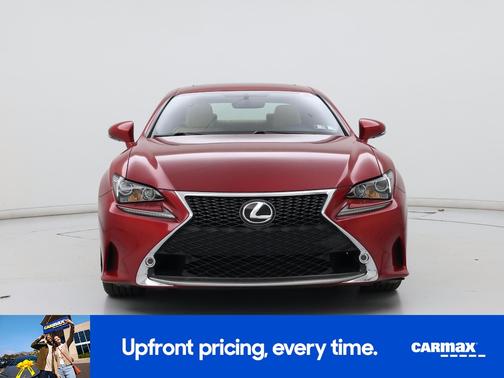 Red 2015 Lexus RC 350