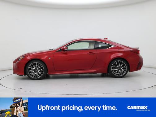 Red 2015 Lexus RC 350