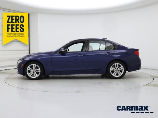 Blue 2016 BMW 328 XI