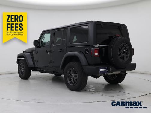 Black 2025 Jeep Wrangler Sport S