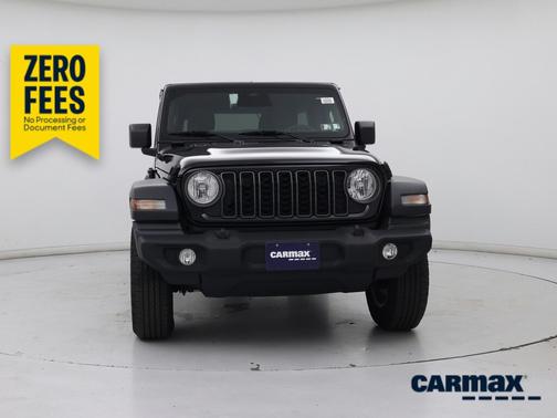Black 2025 Jeep Wrangler Sport S