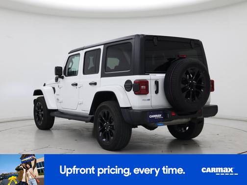 White 2023 Jeep Wrangler 4xe Unlimited Sahara