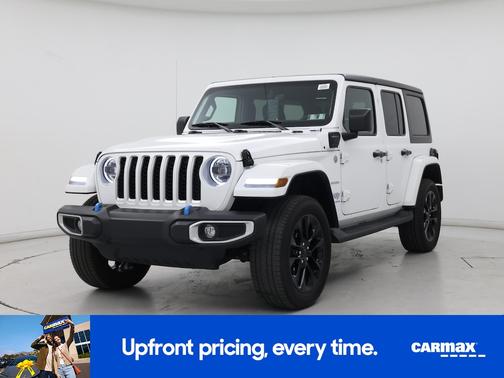 White 2023 Jeep Wrangler 4xe Unlimited Sahara