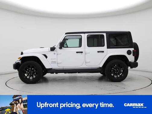 White 2023 Jeep Wrangler 4xe Unlimited Sahara