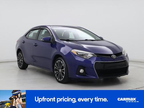 Blue 2015 Toyota Corolla S Plus