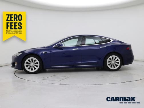 Blue 2020 Tesla Model S Long Range Plus