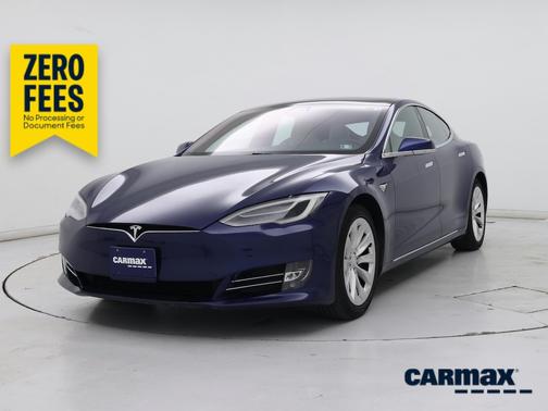 Blue 2020 Tesla Model S Long Range Plus