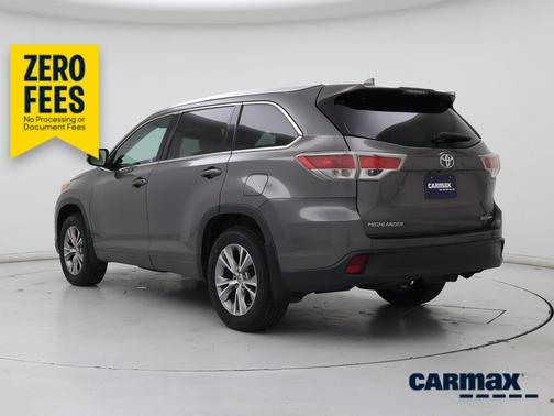 Gray 2015 Toyota Highlander XLE