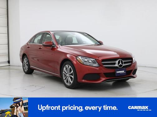Red 2016 Mercedes-Benz C-Class
