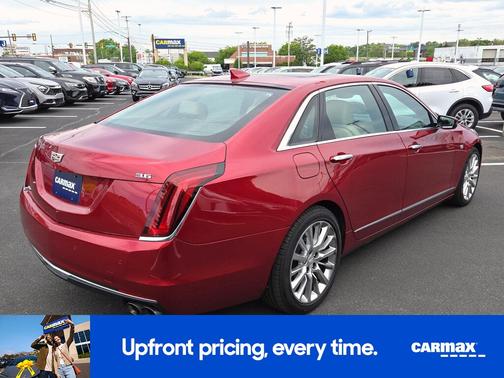 Red 2018 Cadillac CT6