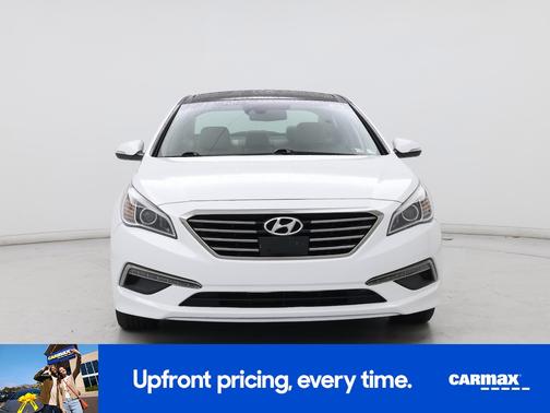 White 2015 Hyundai SONATA Limited