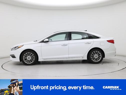 White 2015 Hyundai SONATA Limited