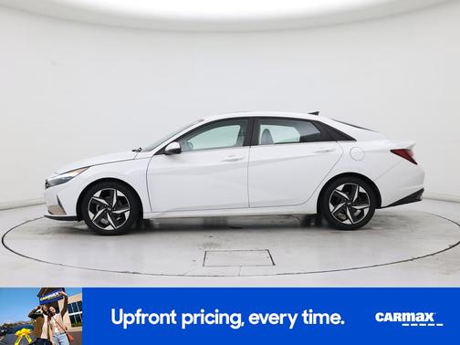 White 2021 Hyundai ELANTRA Limited