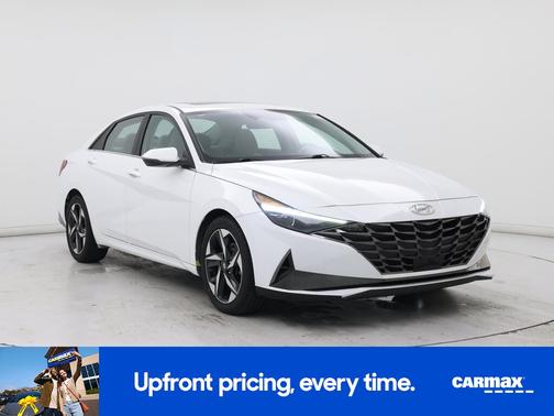 White 2021 Hyundai ELANTRA Limited