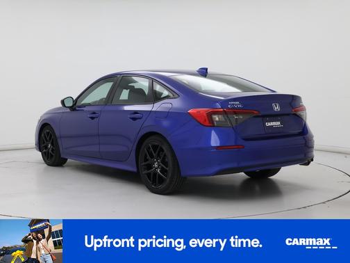 Blue 2024 Honda Civic Sport