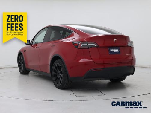 Red 2023 Tesla Model Y Long Range