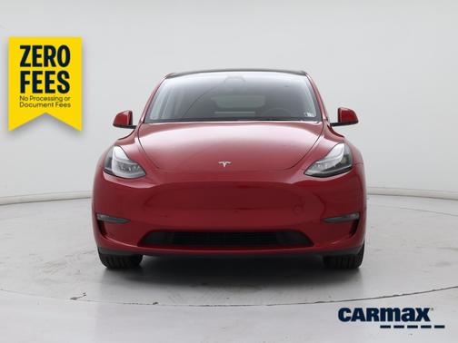 Red 2023 Tesla Model Y Long Range
