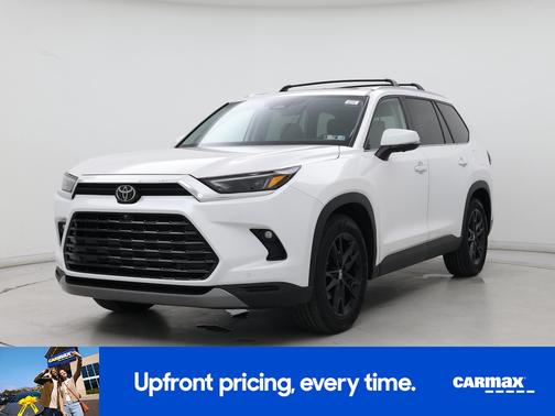 White 2024 Toyota Grand Highlander Platinum