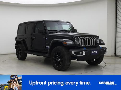 Black 2024 Jeep Wrangler 4xe Sahara