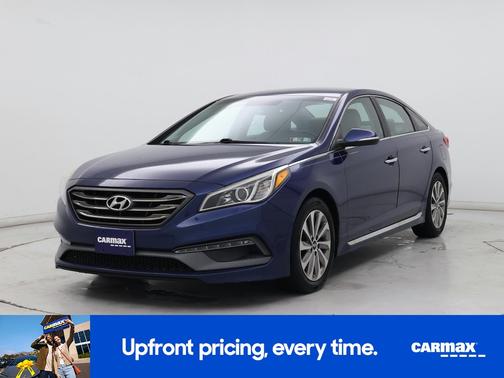 Blue 2015 Hyundai SONATA Sport