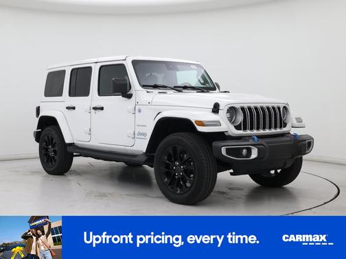 White 2024 Jeep Wrangler 4xe Sahara