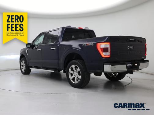 Blue 2022 Ford F-150 Lariat