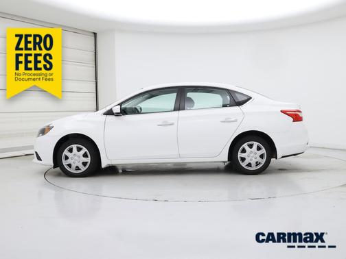 White 2019 Nissan Sentra S